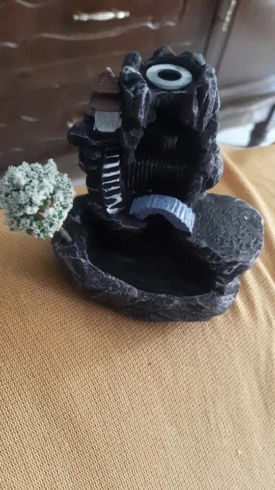 Customer photo review of Waterfall Backflow Incense Burner