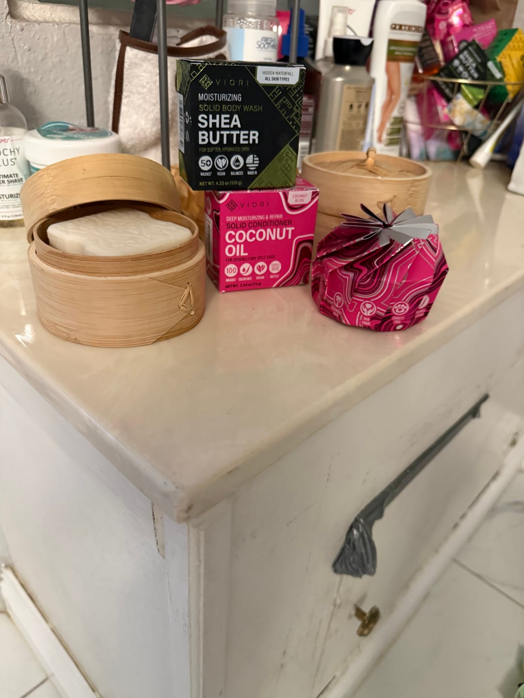 Customer photo review of Coconut Oil Repair Conditioner Bar – Damaged Hair | VIORI
