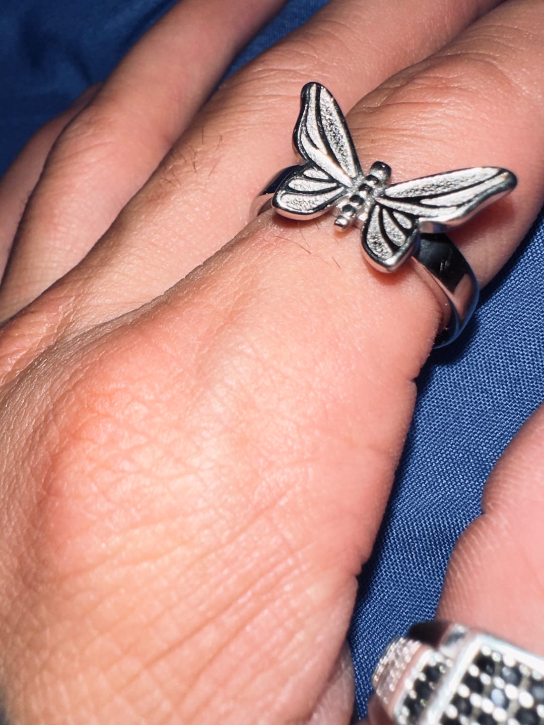 Customer photo review of BUTTERFLY RING