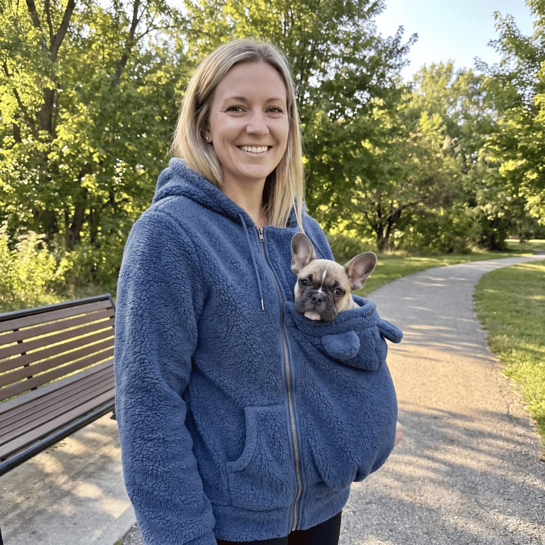 Customer photo review of MyDogBathrobe™ Dog Fleece