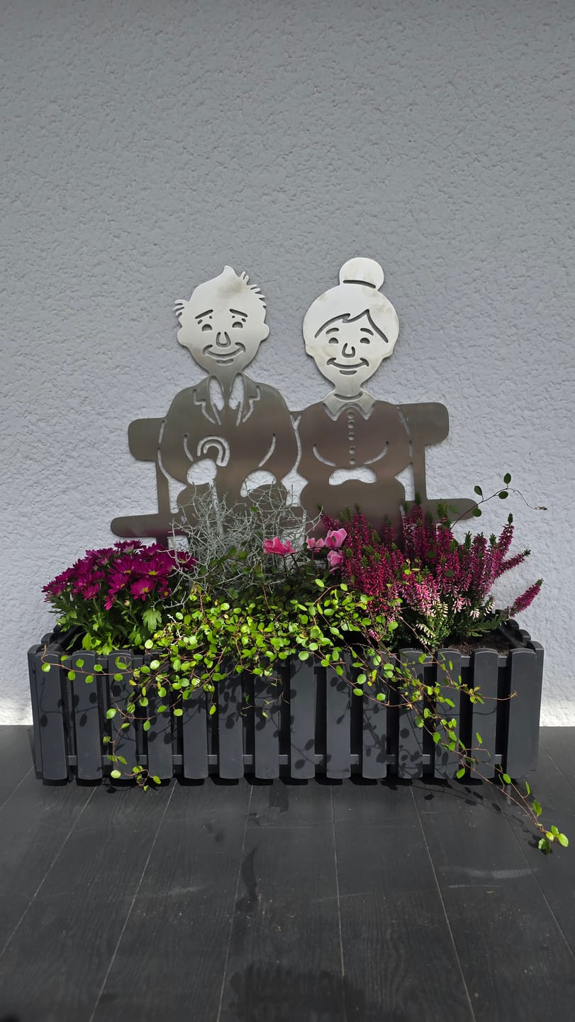 Customer photo review of Gartenstecker Oma & Opa