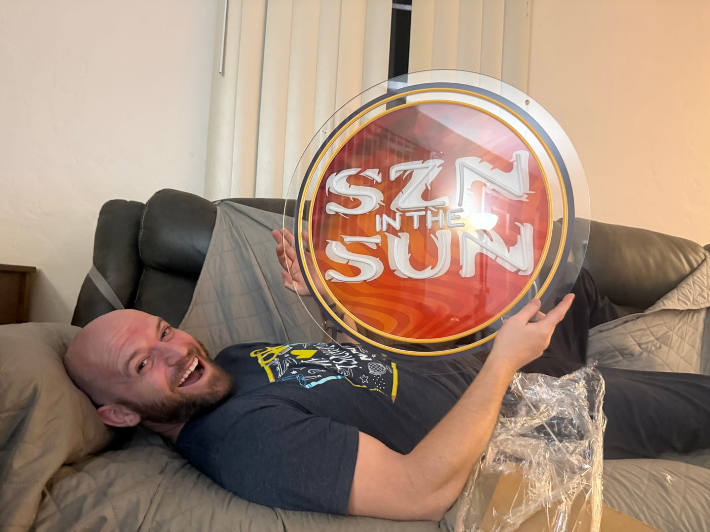 Customer photo review of SZN in the SUN - Premium Neon Artwork