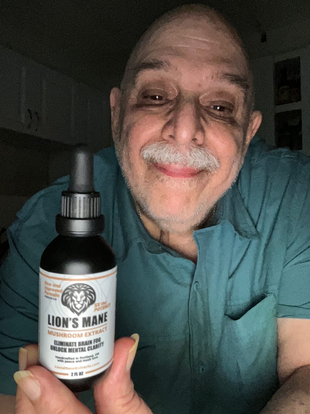 Customer photo review of Lion's Mane Liquid Extract: Natural Support for Focus, Memory, & Clear Thinking