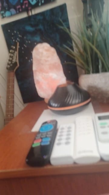 Customer photo review of Volcano Flame Aroma Diffuser