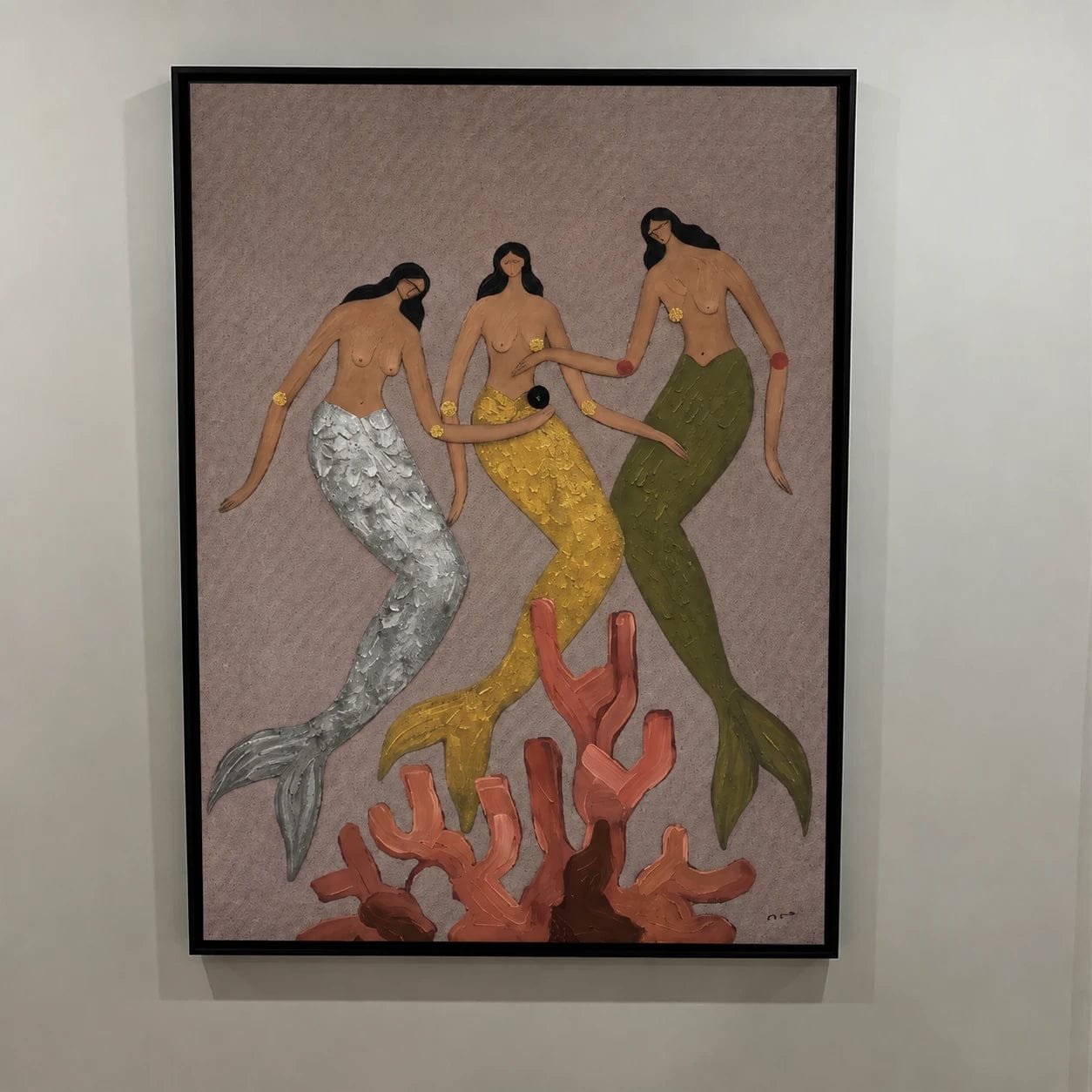 Customer photo review of Modern Folk Art ｜ The Three Ocean Guardians