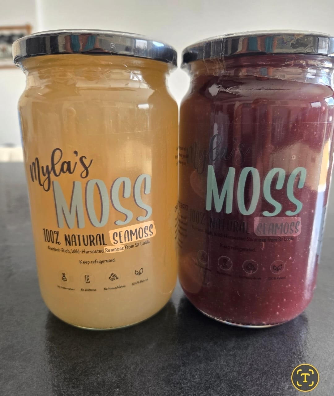 Customer photo review of Purple & Gold Bundle (720ml each)
