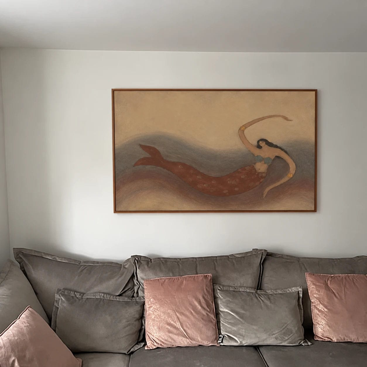 Customer photo review of Modern Folk Art | Mermaid Dream