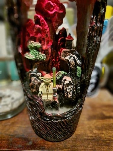 Customer photo review of Waterfall Backflow Incense Burner