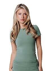 Customer photo review of Fitted T-shirt | Olive Green
