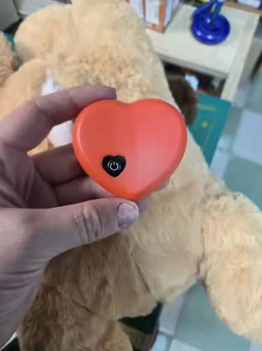 Customer photo review of Peluche con Latido para Perros