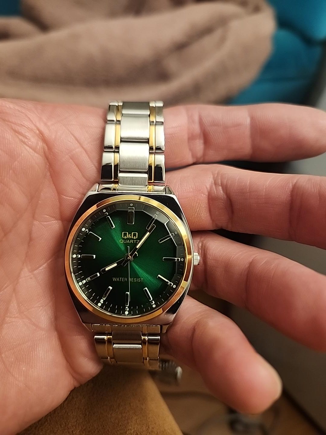 Customer photo review of Reloj Q&Q JDM QB78-422 Cristal Mineral Biselado 36mm