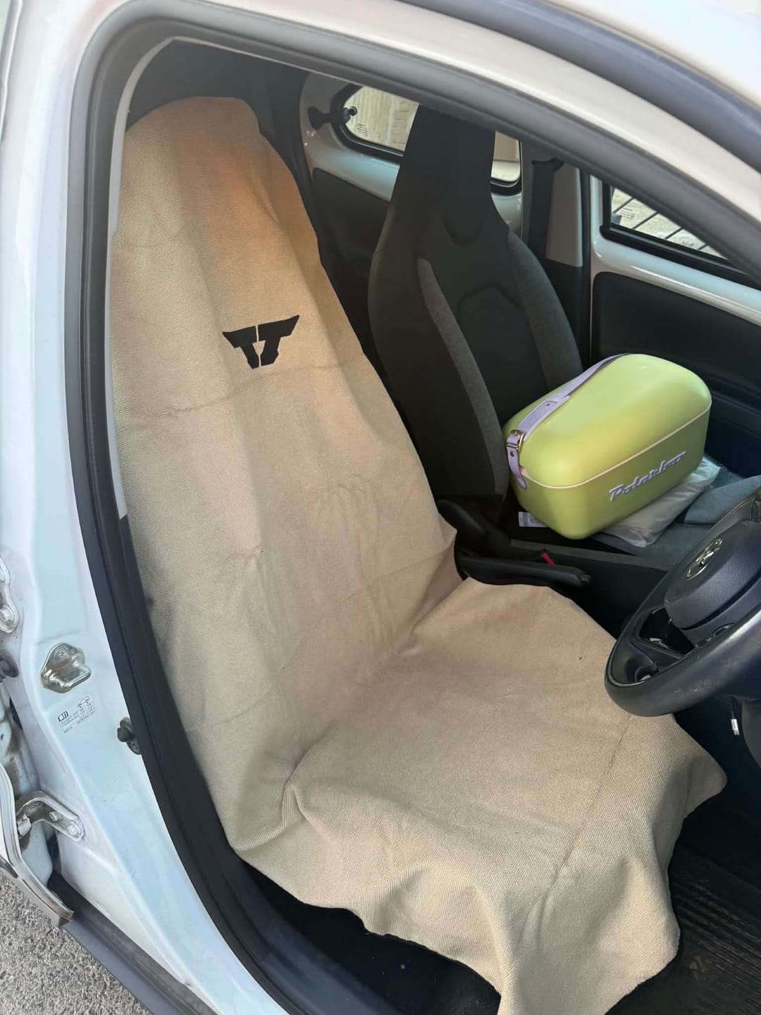 Customer photo review of Waterproof Car Towel Seat Cover