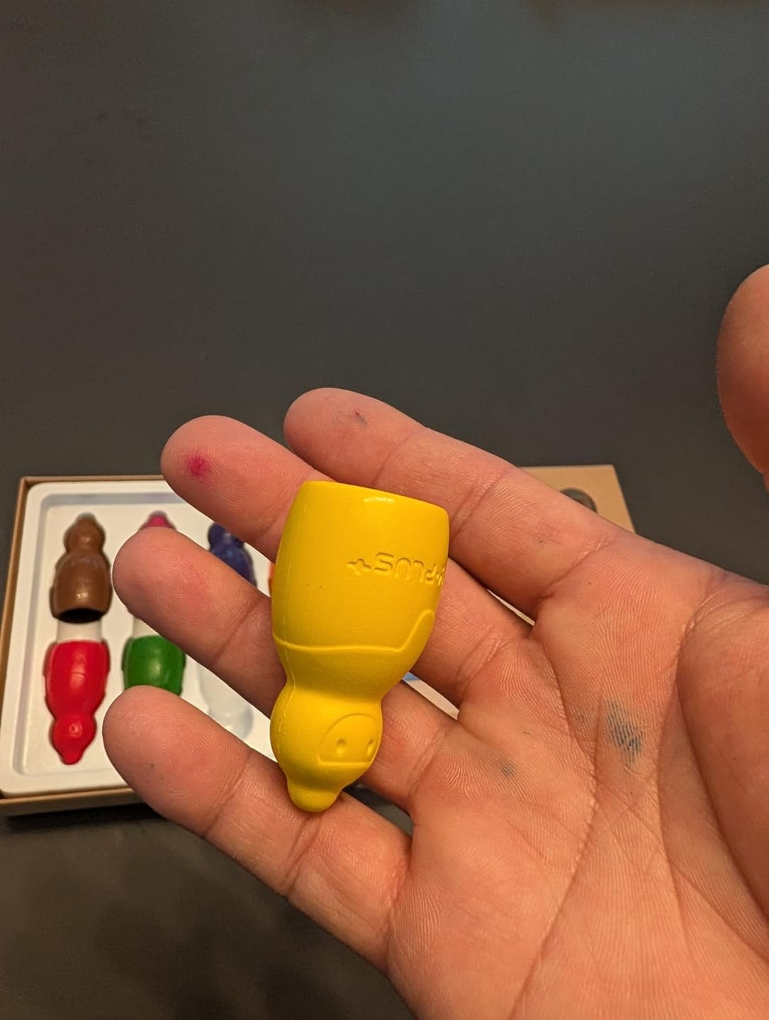 Customer photo review of Jumbo Crayons
