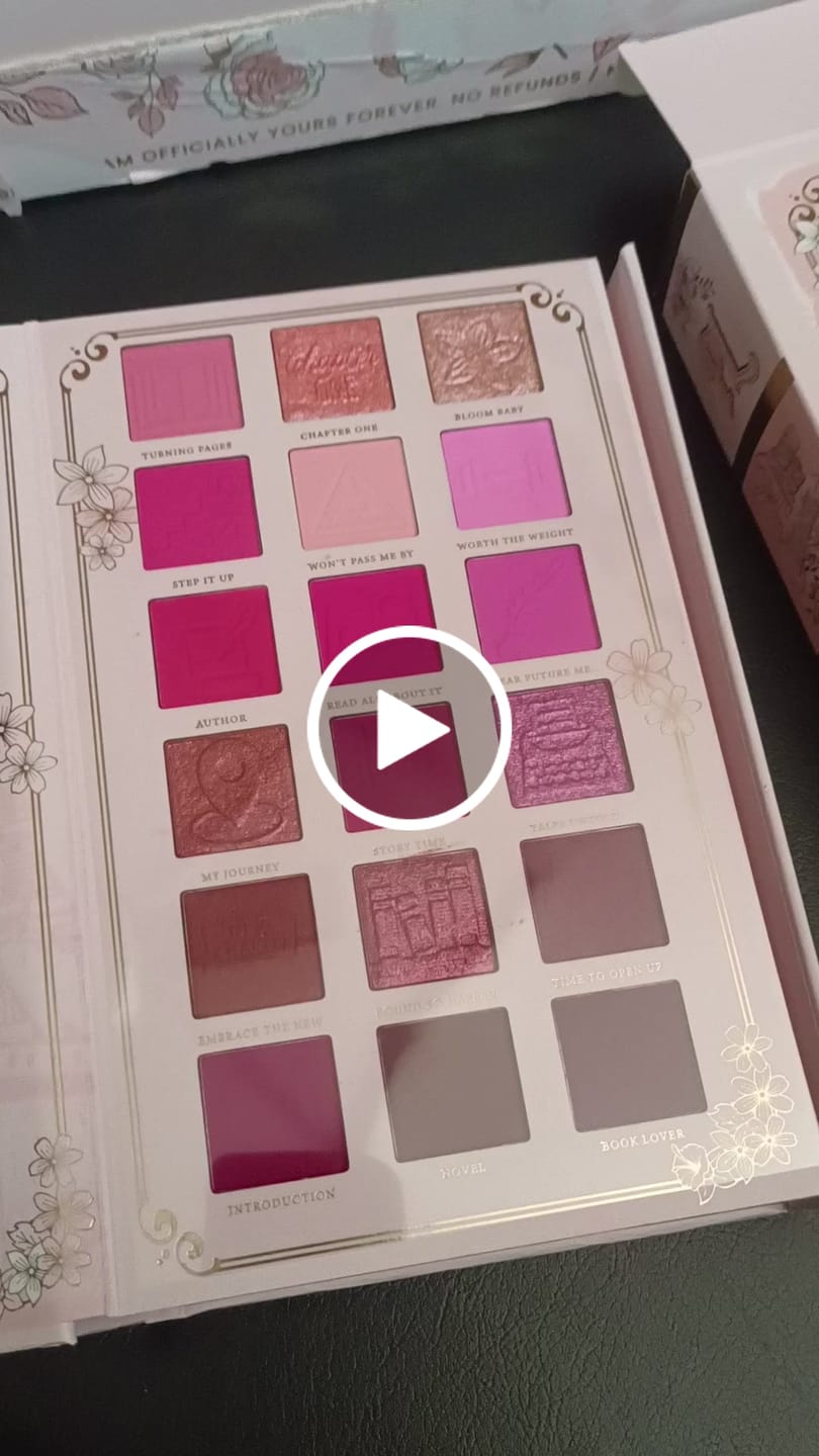 Customer video review of A Brand New Chapter Palette - Chapter One