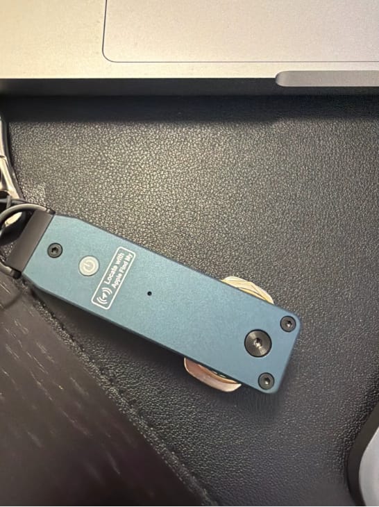 Customer photo review of Trakey – Smart Key Organizer