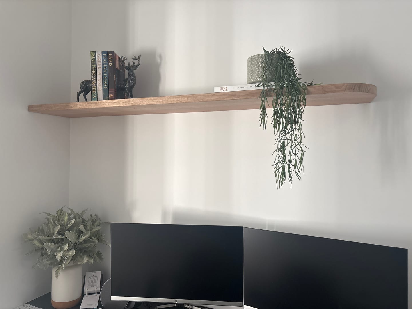 Customer photo review of Curved Floating Shelf - over 1500mm
