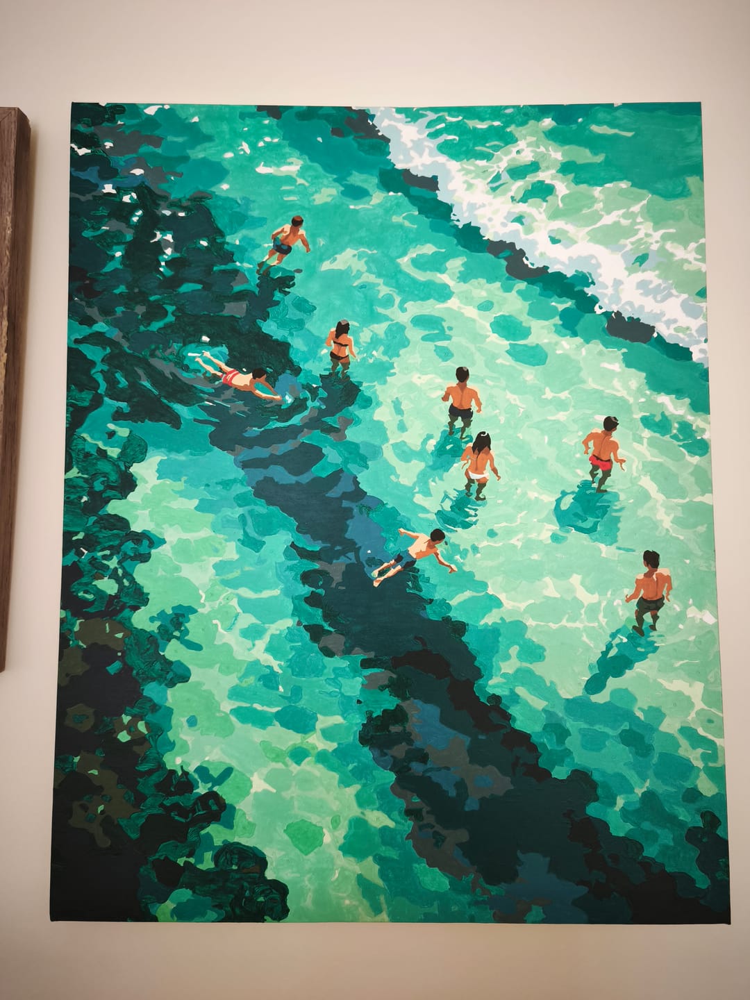 Customer photo review of Clear Waters | Paint by Number