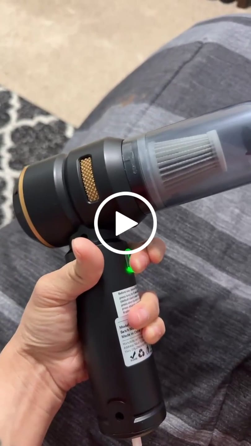 Customer video review of Cordless Car Vacuum Cleaner & Air Duster | Aerovix Turbo 5000