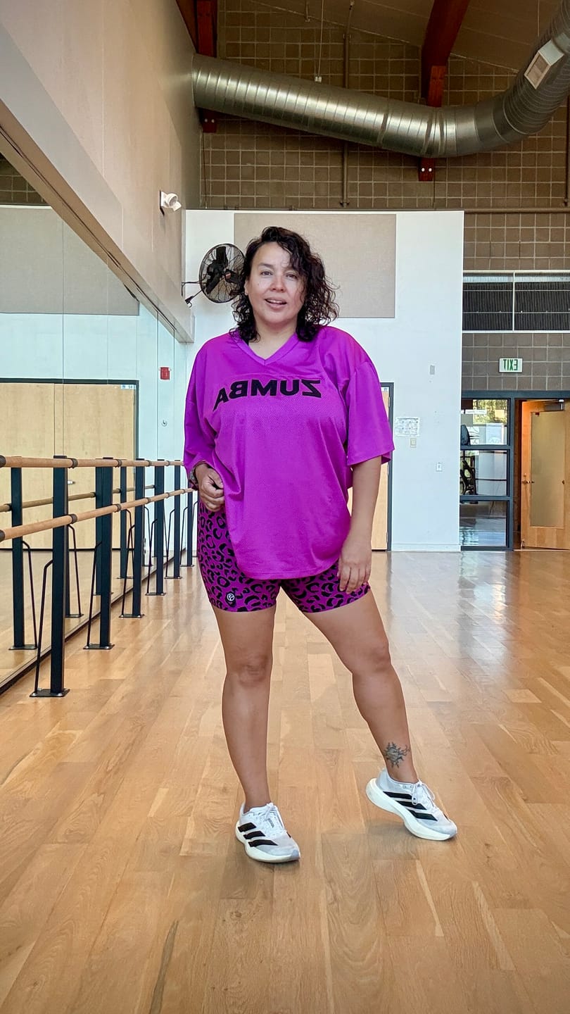 Customer photo review of Ultrabright High Waisted Biker Shorts