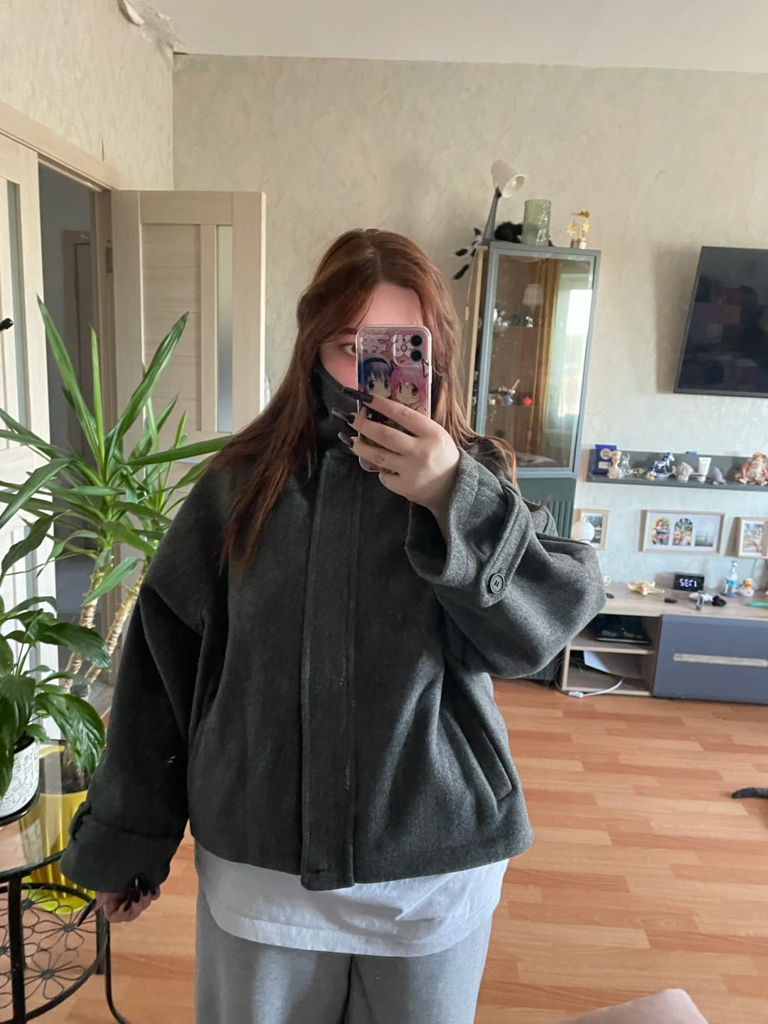 Customer photo review of Fiona Cropped Coat
