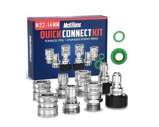 Customer photo review of Stainless Quick Connect Kit