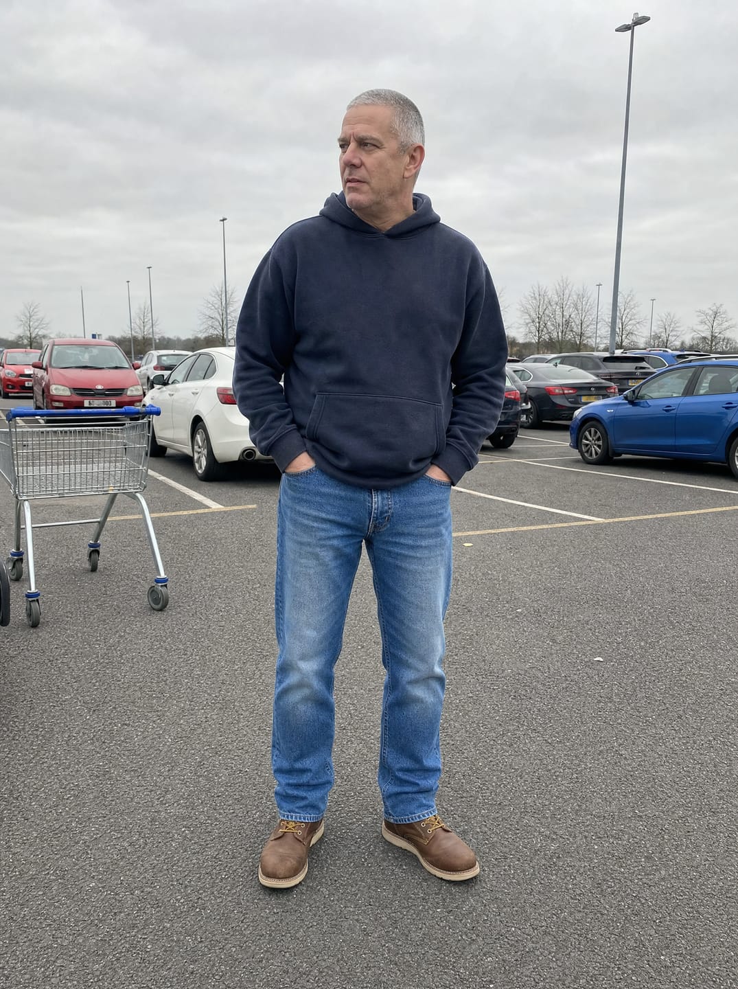 Customer photo review of The Precision Jeans – Stone Blue