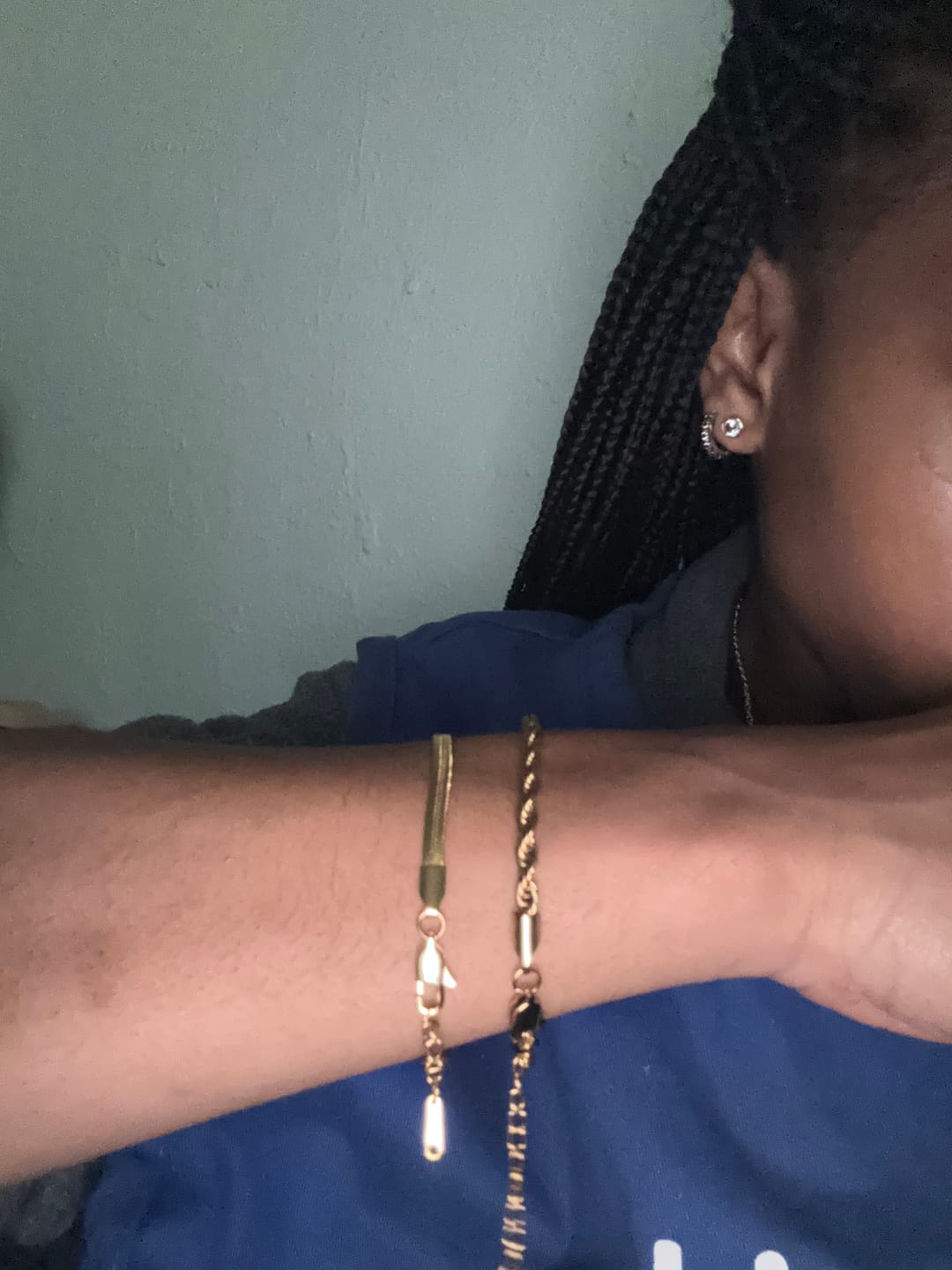 Customer photo review of Herringbone Bracelet - 4mm