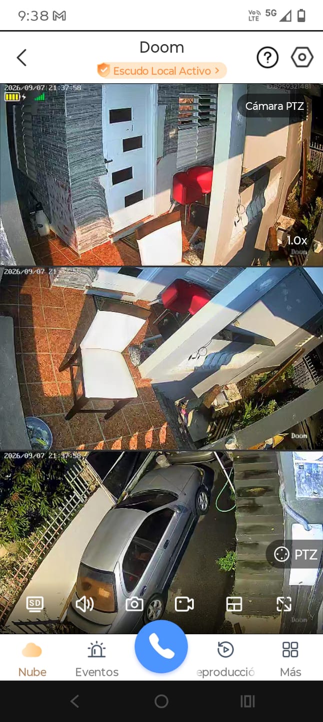Customer photo review of Camara Solar 3 lentes + Sd Card 128Gb (WI-Fi)