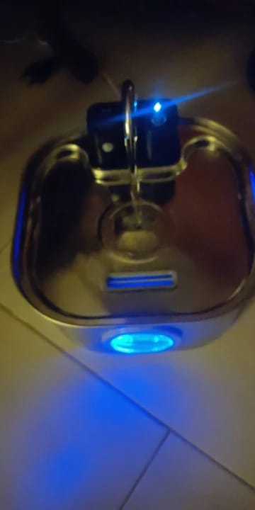 Customer photo review of 3.2L Pet Water Fountain – Wireless or Plug-In Options