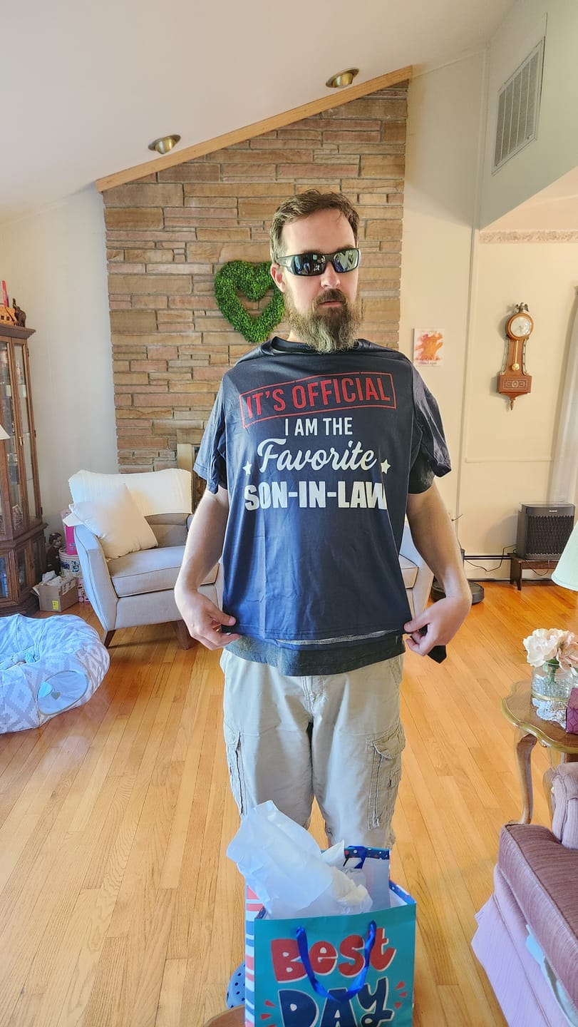 Customer photo review of I Am The Favorite Son-In-Law - Best Gift For Son-In-Law Classic T-Shirt