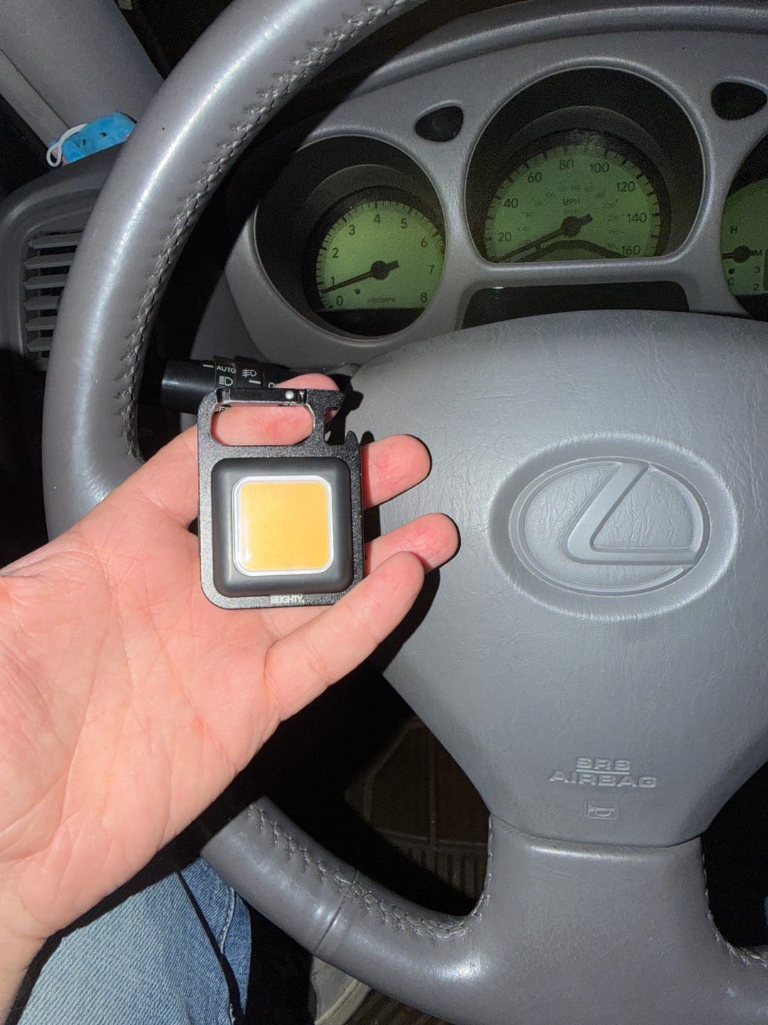 Customer photo review of 80Eighty® Mini 3-1 Flashlight Keychain