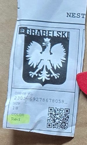 Customer photo review of Personalized Polish Eagle Family Name Metal Wall Art