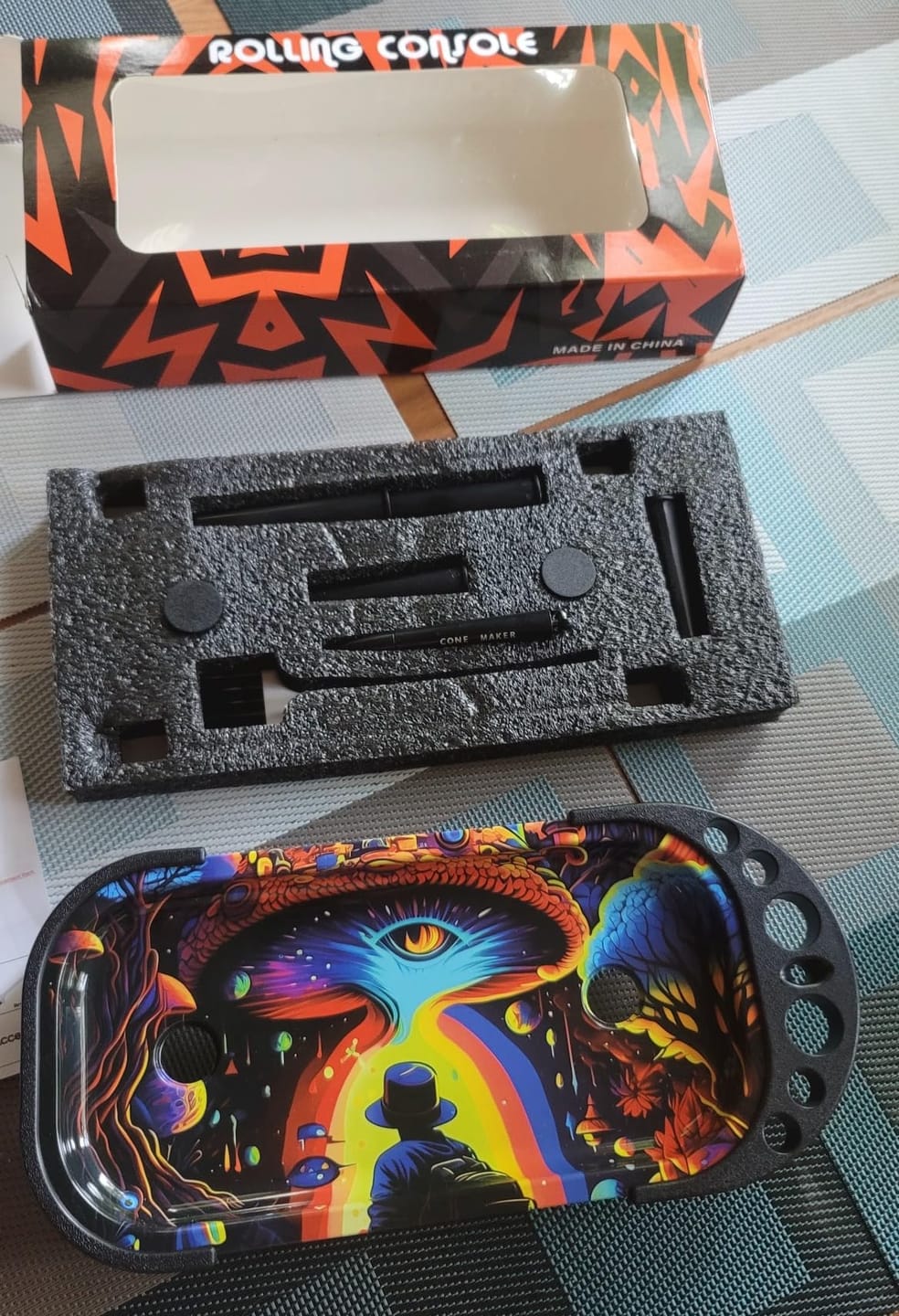 Customer photo review of BlazeCan™ Prep Deck
