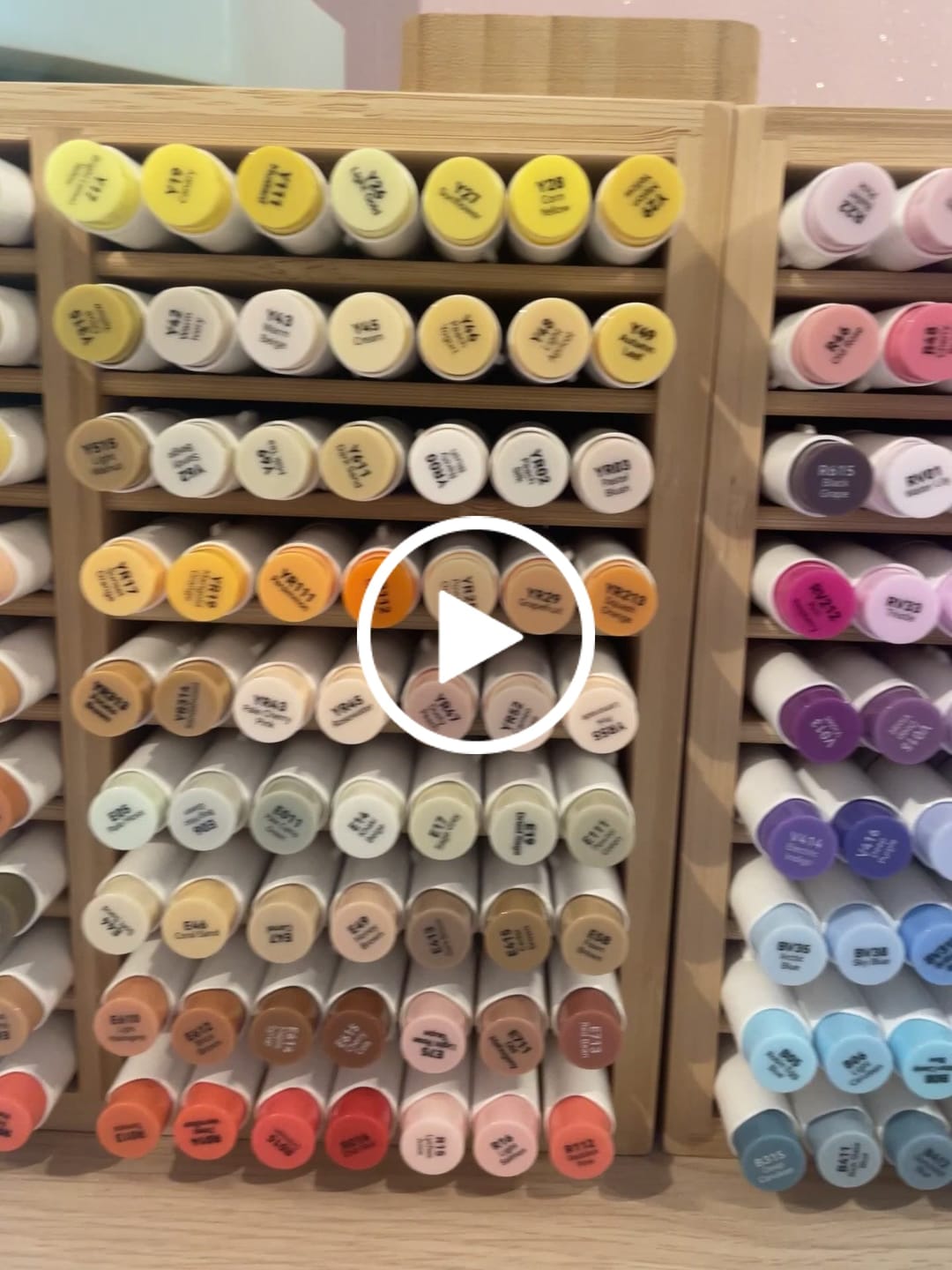 Customer video review of Ohuhu Bamboo Marker Organizer