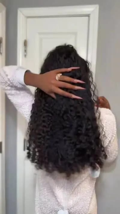 Customer photo review of LushCurls 3 in 1 Wear Go Wig