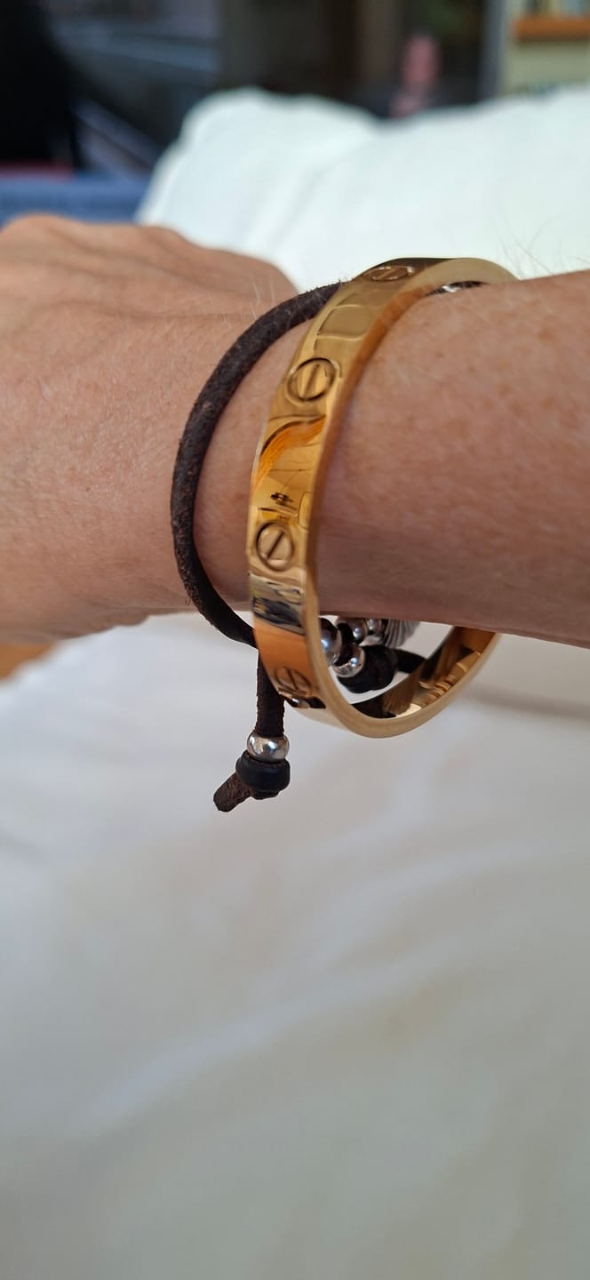 Customer photo review of Love Cuff Bracelet