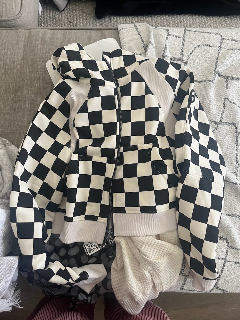 Customer photo review of Women's Full Zip Hoodie in Venice