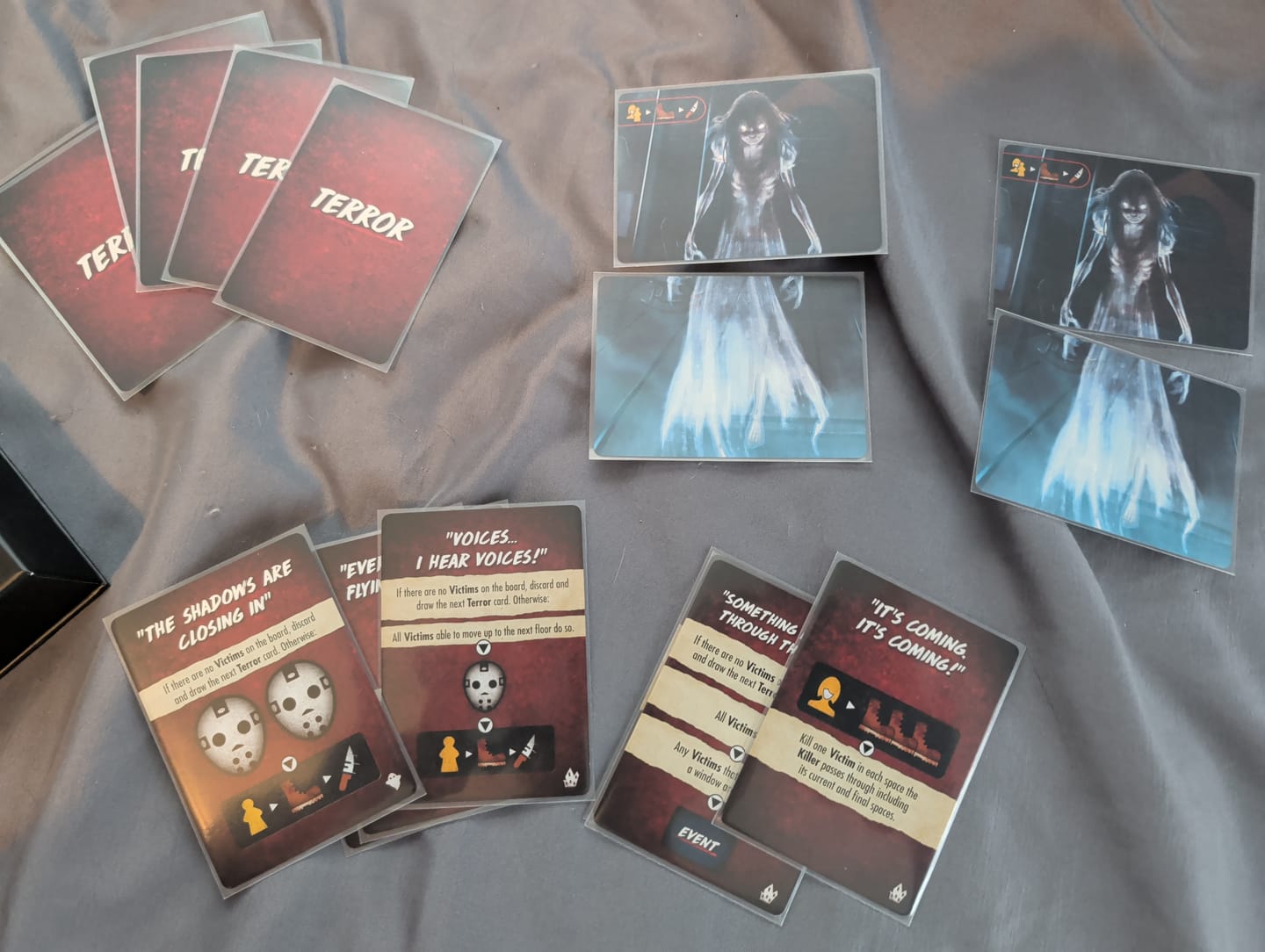 Customer photo review of Final Girl (Series 1 and 2) Card Sleeve Kit