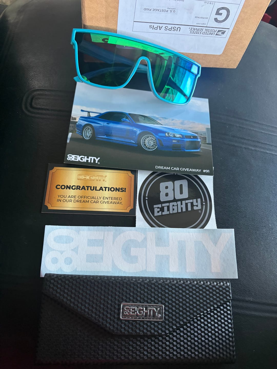 Customer photo review of 80Eighty® Polarized Bay Sunglasses