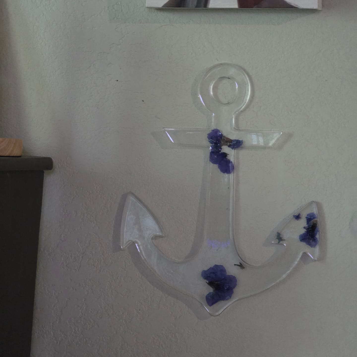 Customer photo review of 14.75x11.75x1" Nautical Anchor Silicone Mold For Ocean, Boat And Navy Art