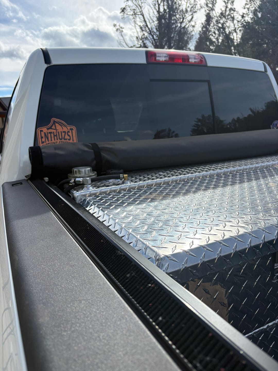 Customer photo review of LONE SHED DECAL