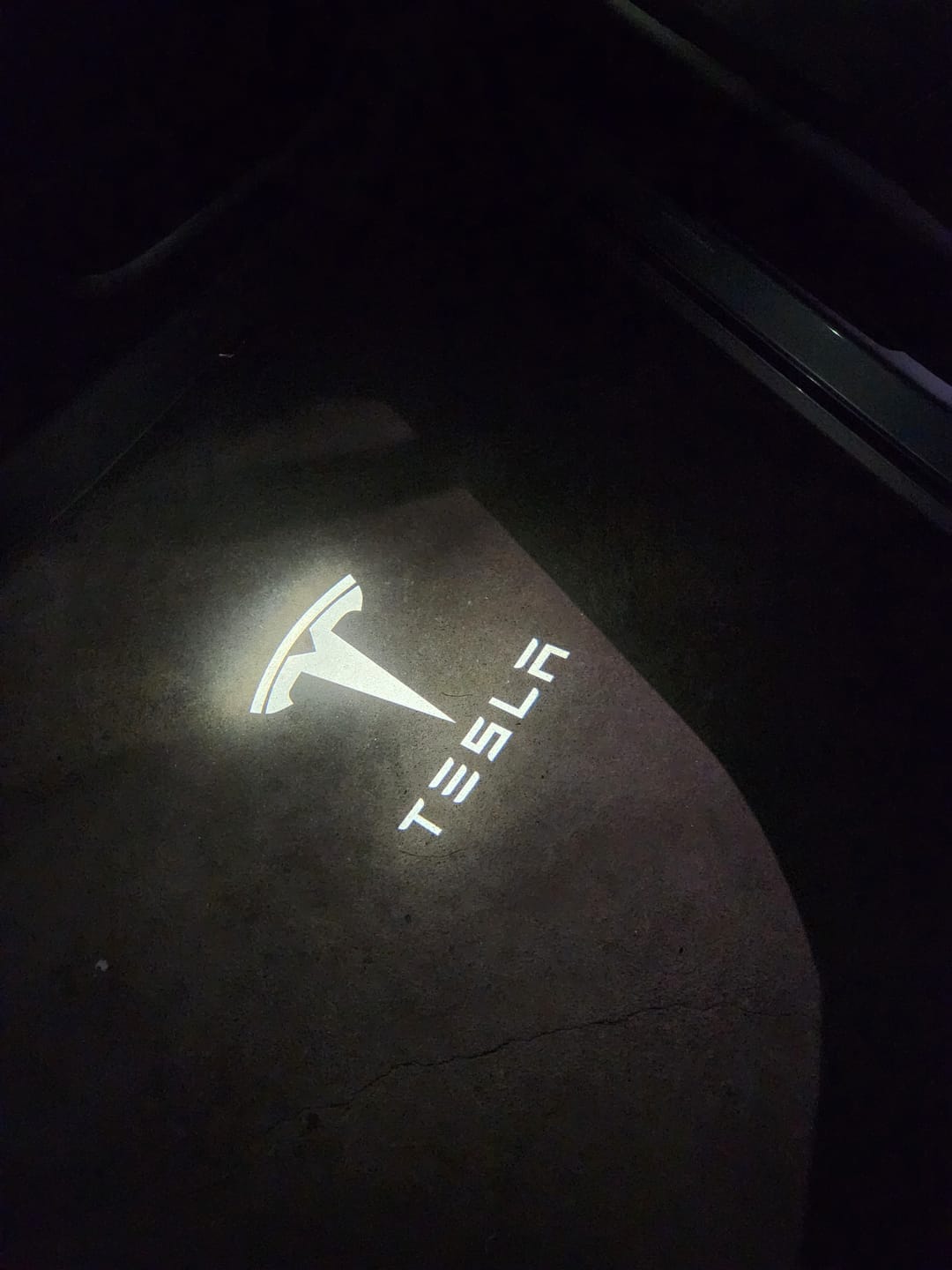 Customer photo review of Projection Light for Model 3/Y