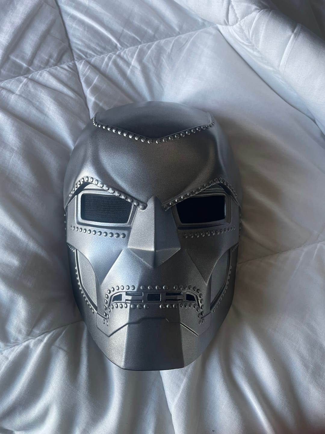 Customer photo review of Marvel Dr Doom Resin Cosplay Mask