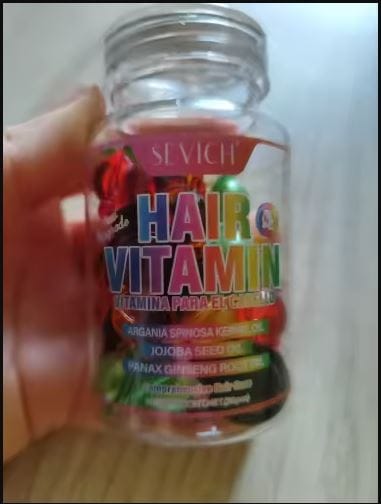 Customer photo review of SEVICH Hair Vitamin – Capsule Capelli