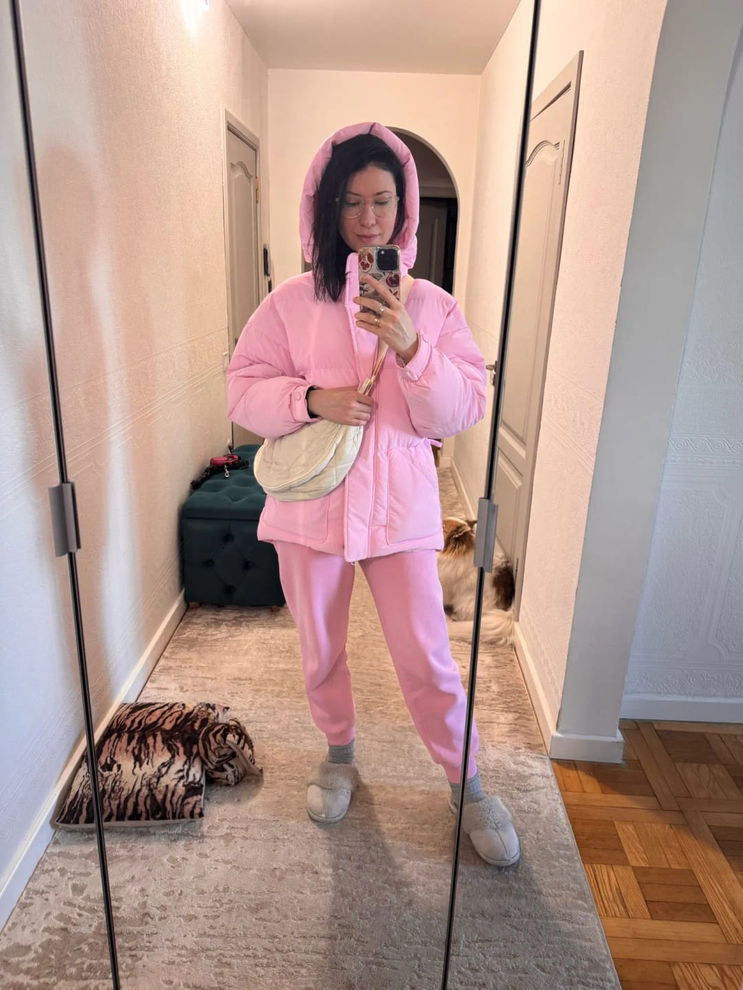 Customer photo review of Ella Nylon Crossbody Belt Bag