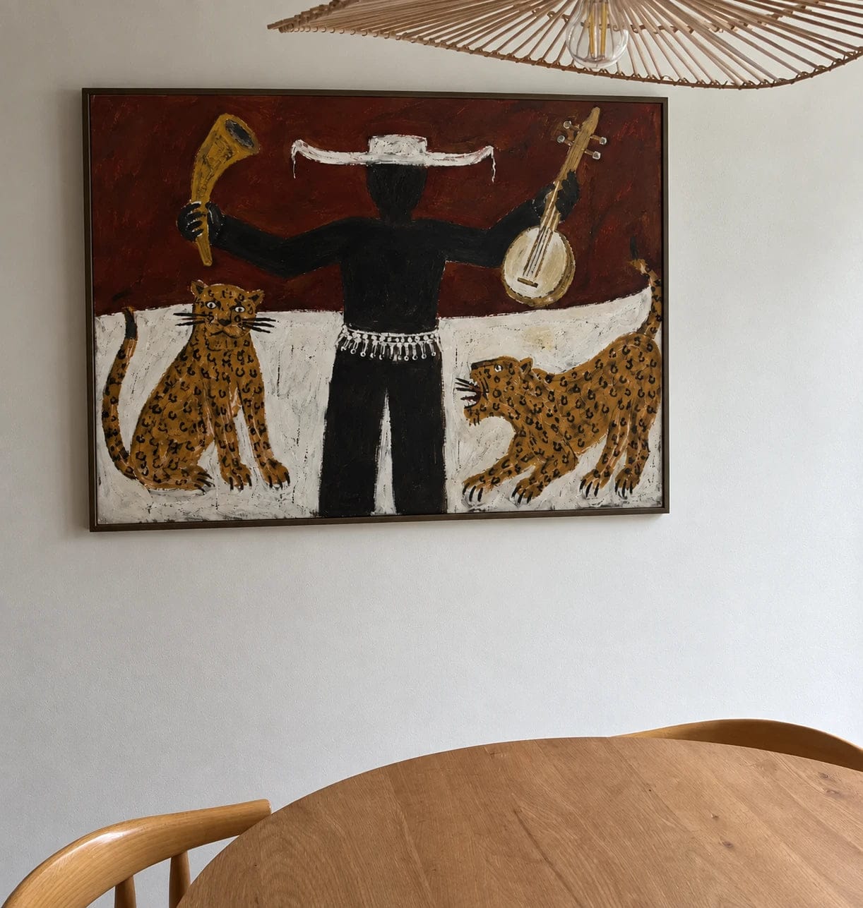 Customer photo review of Modern Folk Art｜Leopard Brass Guardian