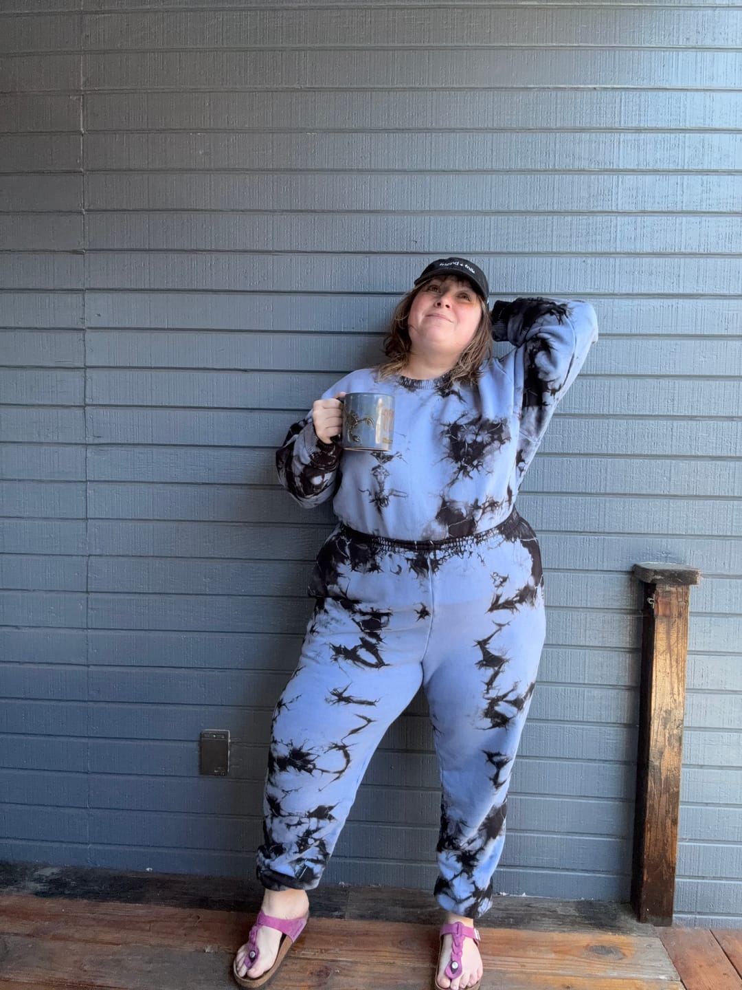 Customer photo review of harbor high-waist sweatpants