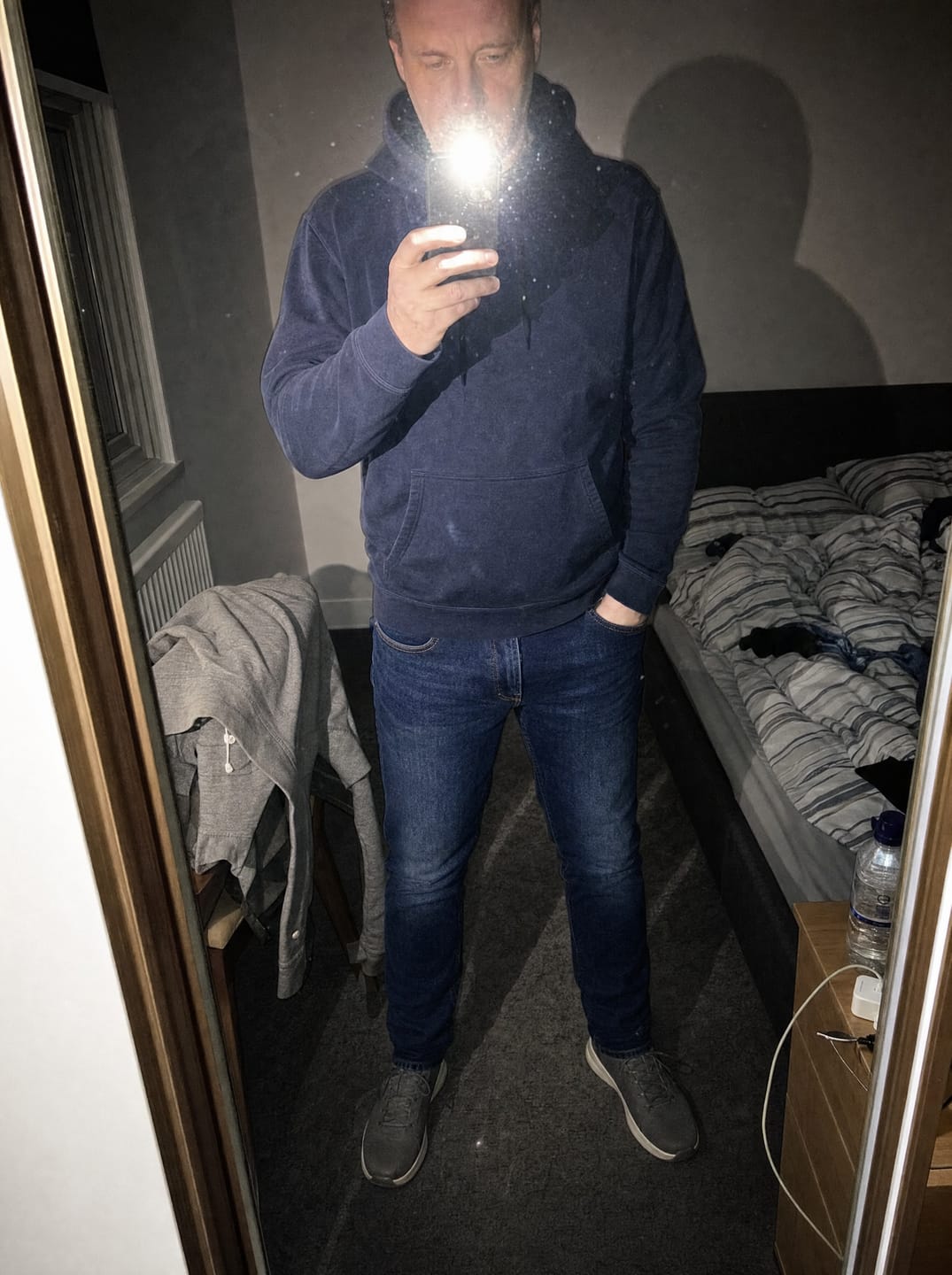 Customer photo review of The Precision Jeans – Midnight