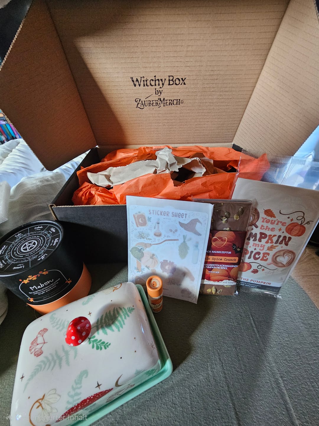 Customer photo review of Witchy Box September (Monatlich wechselnd & limtiert)