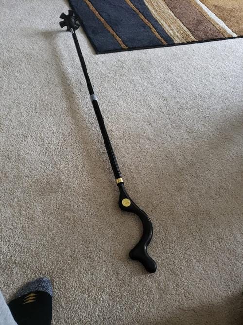 Customer photo review of The Perfect Walking Stick for Seniors
